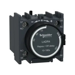 Schneider Electric LADR4, TeSys Deca, Düşmede Gecikmeli Pnömatik Zaman Rölesi, 10-180 sn
