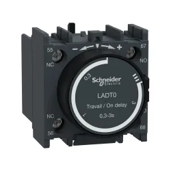 Schneider Electric LADT0, TeSys Deca, Çekmede Gecikmeli Pnömatik Zaman Rölesi, 0.1-3 sn