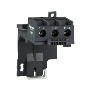 Schneider Electric LAEB1, EasyPact TVS, LRE01-E35 Termik Rölelerin Ray Montajı için Klemens Bloğu