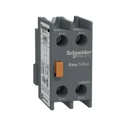Schneider Electric LAEN02, EasyPact TVS, Kontatörler İçin Yardımcı Kontak Blok, 2NK