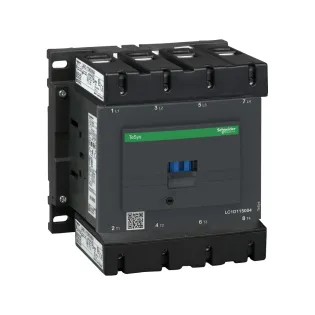 Schneider Electric LC1D115004M7, TeSys Deca, 200 Amper, 4 Kutuplu, Kontaktör, 220 Volt AC, 1NA+1NK