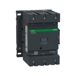 Schneider Electric LC1D115FD, TeSys Deca, 115 Amper, 55 kW, 3 Kutuplu, Kontaktör, 110 Volt DC, 1NA+1NK