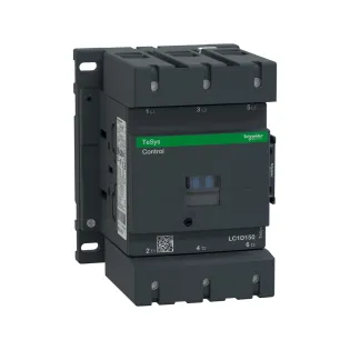Schneider Electric LC1D150ED, TeSys Deca, 150 Amper, 75 kW, 3 Kutuplu, Kontaktör, 48 Volt DC, 1NA+1NK