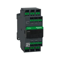 Schneider Electric LC1D18ABD, TeSys Deca, 18 Amper, 7,5 kW, 3 Kutuplu, Snap-in Bağlantılı Kontaktör, 24 Volt DC, 1NA+1NK