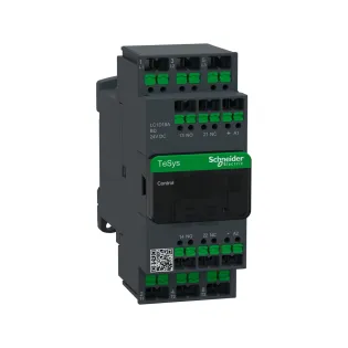 Schneider Electric LC1D18ABD, TeSys Deca, 18 Amper, 7,5 kW, 3 Kutuplu, Snap-in Bağlantılı Kontaktör, 24 Volt DC, 1NA+1NK