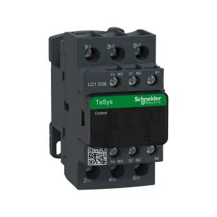 Schneider Electric LC1D38M7, TeSys Deca, 38 Amper, 18.5 kW, 3 Kutuplu, Kontaktör, 220 Volt AC, 1NA+1NK