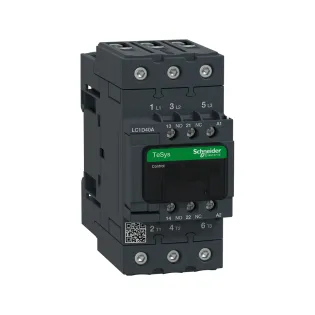 Schneider Electric LC1D40AM7, TeSys Deca, 40 Amper, 18.5 kW, 3 Kutuplu, Kontaktör, 220 Volt AC, 1NA+1NK
