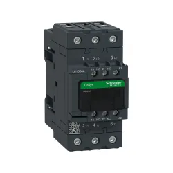 Schneider Electric LC1D50AM7, TeSys Deca, 50 Amper, 22 kW, 3 Kutuplu, Kontaktör, 220 Volt AC, 1NA+1NK