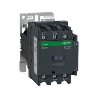 Schneider Electric LC1D50BD, TeSys Deca, 50 Amper, 22 kW, 3 Kutuplu, Kontaktör, 24 Volt DC, 1NA+1NK