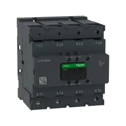 Schneider Electric LC1DT200A6KUE, TeSys Deca, 200 Amper, 4 Kutuplu, Kontaktör, 100-250 Volt AC/DC, 1NA+1NK