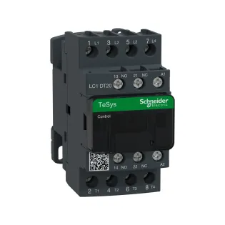 Schneider Electric LC1DT20F7, TeSys Deca, 20 Amper, 4 Kutuplu, Kontaktör, 110 Volt AC, 1NA+1NK