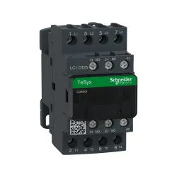 Schneider Electric LC1DT25B7, TeSys Deca, 25 Amper, 4 Kutuplu, Kontaktör, 24 Volt AC, 1NA+1NK