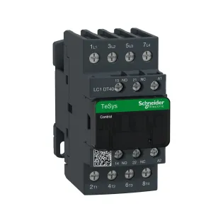 Schneider Electric LC1DT40M7, TeSys Deca, 40 Amper, 4 Kutuplu, Kontaktör, 220 Volt AC, 1NA+1NK