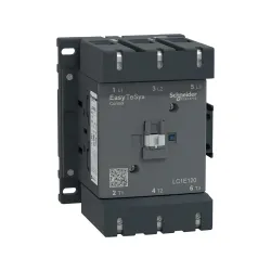 Schneider Electric LC1E120M5, EasyPact TVS, 120 Amper, 55 kW, 3 Kutuplu, Kontaktör, 220 Volt AC, 1NA+1NK