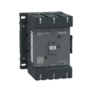 Schneider Electric LC1E160B5, EasyPact TVS, 160 Amper, 75 kW, 3 Kutuplu, Kontaktör, 24 Volt AC, 1NA+1NK