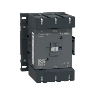 Schneider Electric LC1E160M5, EasyPact TVS, 160 Amper, 75 kW, 3 Kutuplu, Kontaktör, 220 Volt AC, 1NA+1NK
