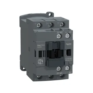 Schneider Electric LC1E1801BD, EasyPact TVS, 18 Amper, 7,5 kW, 3 Kutuplu, Kontaktör, 24 Volt DC, 1NK
