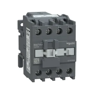 Schneider Electric LC1E25004M7, EasyPact TVS, 40 Amper, 4 Kutuplu, Kontaktör, 220 Volt AC, 1NA+1NK