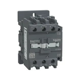 Schneider Electric LC1E40B5, EasyPact TVS, 40 Amper, 18.5 kW, 3 Kutuplu, Kontaktör, 24 Volt AC, 1NA+1NK