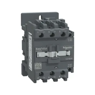Schneider Electric LC1E40M5, EasyPact TVS, 40 Amper, 18.5 kW, 3 Kutuplu, Kontaktör, 220 Volt AC, 1NA+1NK