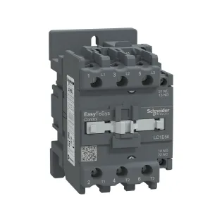 Schneider Electric LC1E50M5, EasyPact TVS, 50 Amper, 22 kW, 3 Kutuplu, Kontaktör, 220 Volt AC, 1NA+1NK