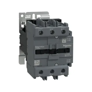 Schneider Electric LC1E80BD, EasyPact TVS, 80 Amper, 37 kW, 3 Kutuplu, Kontaktör, 24 Volt DC, 1NA+1NK