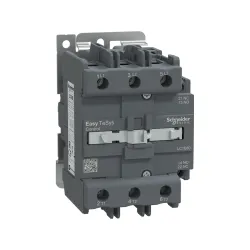 Schneider Electric LC1E80M5, EasyPact TVS, 80 Amper, 37 kW, 3 Kutuplu, Kontaktör, 220 Volt AC, 1NA+1NK