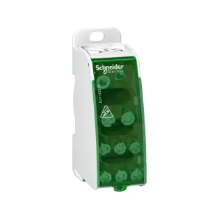 Schneider Electric LGY112510, Linergy, Pano İçi Dağıtım Bloğu, 1 Kutuplu, 125 Amper, 10 Delikli