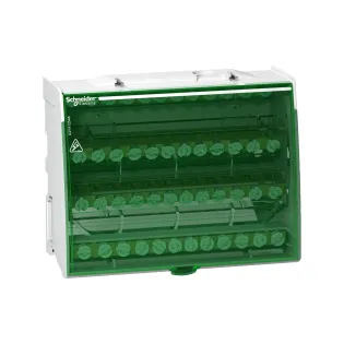 Schneider Electric LGY412548, Linergy, Pano İçi Dağıtım Bloğu, 4 Kutuplu, 125 Amper, 48 Delikli