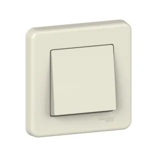 Schneider Electric LNA0100323, Leona, Krem, Anahtar, Çerçeveli