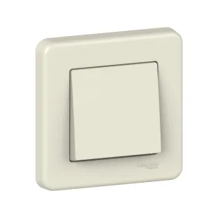 Schneider Electric LNA0500323, Leona, Krem, Permütatör(Ara Vavien) Anahtar, Çerçeveli