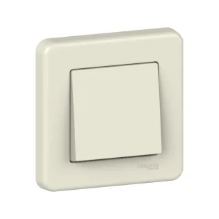 Schneider Electric LNA0700323, Leona, Krem, Liht Anahtarı, Çerçeveli