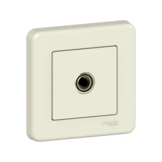 Schneider Electric LNA3200123, Leona, Krem, TV Prizi Sonlu, Çerçeveli