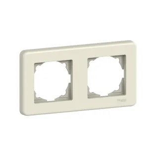 Schneider Electric LNA5800223, Leona, Krem, İkili Çerçeve