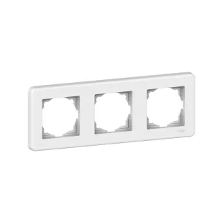 Schneider Electric LNA5800321, Leona, Beyaz, Üçlü Çerçeve