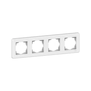Schneider Electric LNA5800421, Leona, Beyaz, Dörtlü Çerçeve