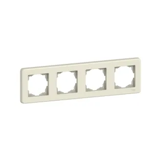 Schneider Electric LNA5800423, Leona, Krem, Dörtlü Çerçeve