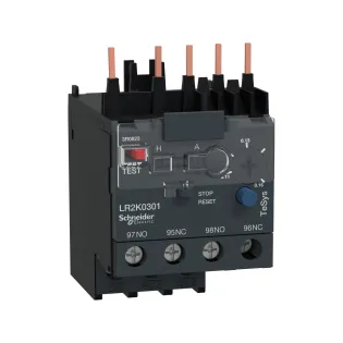 Schneider Electric LR2K0301, TeSys K, 0.11-0.16 Amper, Mini Termik Röle, Sınıf 10A