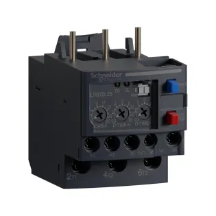 Schneider Electric LR97D25B, TeSys Deca, 5-25 Amper, LC1D09-D38 Kontaktörler için Elektronik Aşırı Akım Termik Röle, 24 Volt AC/DC