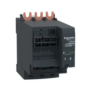 Schneider Electric LU2MB0FU, TeSys U, 32 Amper, Entegre Motor Yolvericiler için Enversör Modülü, Baz Ünite Altına Montaj, 110-240 Volt AC/DC