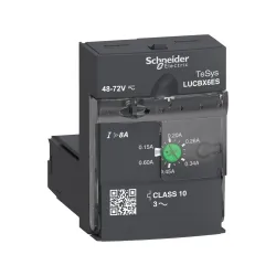 Schneider Electric LUCBX6ES, TeSys U, 0.15-0.6 Amper, Entegre Motor Yolverici İleri Seviye Kontrol Ünitesi, Sınıf 10, Trifaze, 48-72 Volt AC/DC