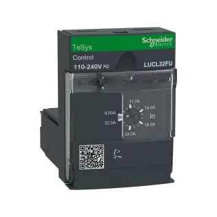 Schneider Electric LUCL32FU, TeSys U, 8-32 Amper, Entegre Motor Yolverici Manyetik Kontrol Ünitesi, Sınıf 10, Trifaze, 110-240 Volt AC/DC