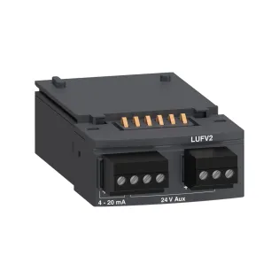 Schneider Electric LUFV2, TeSys U, Entegre Motor Yolvericiler için Motor Yükü Modülü, 2-20 mA