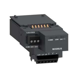 Schneider Electric LULC033, TeSys U, Entegre Motor Yolvericiler için Modbus Haberleşme Modülü, 2 Giriş