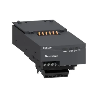 Schneider Electric LULC09, TeSys U, Entegre Motor Yolvericiler için DeviceNET Haberleşme Modülü