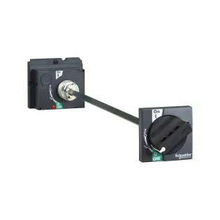 Schneider Electric LV429338, ComPact NSX, NSX100-250 ve CVS100-250 Kompakt Şalterler için Uzatmalı Döner Kurma Kolu