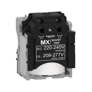 Schneider Electric LV429387, TeSys Giga, ComPact NSX, EasyPact CVS, için MX Şönt Açtırma Bobini, 200-240 Volt
