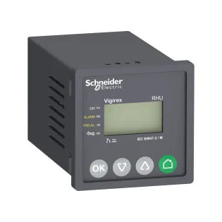 Schneider Electric LV481003, VigiPact, RHU 30mA-30A Kaçak Akım Algılama Rölesi, Gecikme Ayarlı, 220-240 V AC, Haberleşmeli