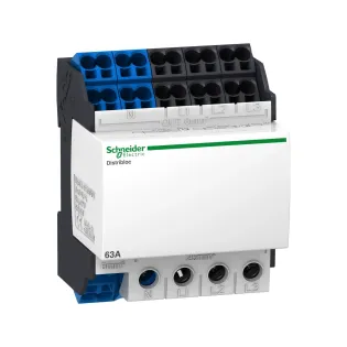 Schneider Electric LVS04041, Linergy, Pano İçi Dağıtım Bloğu, 4 Kutuplu, 63 Amper, 24 Delikli(Alttan Beslemeli)