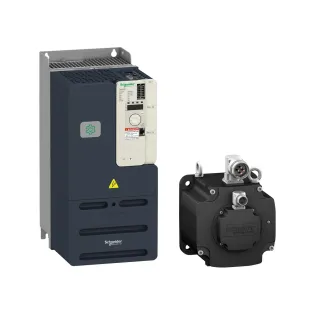 Schneider Electric LXM32MC10N4, Lexium 32, 11 kW, 40 Amper, Modüler Servo Sürücü, Trifaze 380-480 Volt AC, Motion Sequence, Modbus